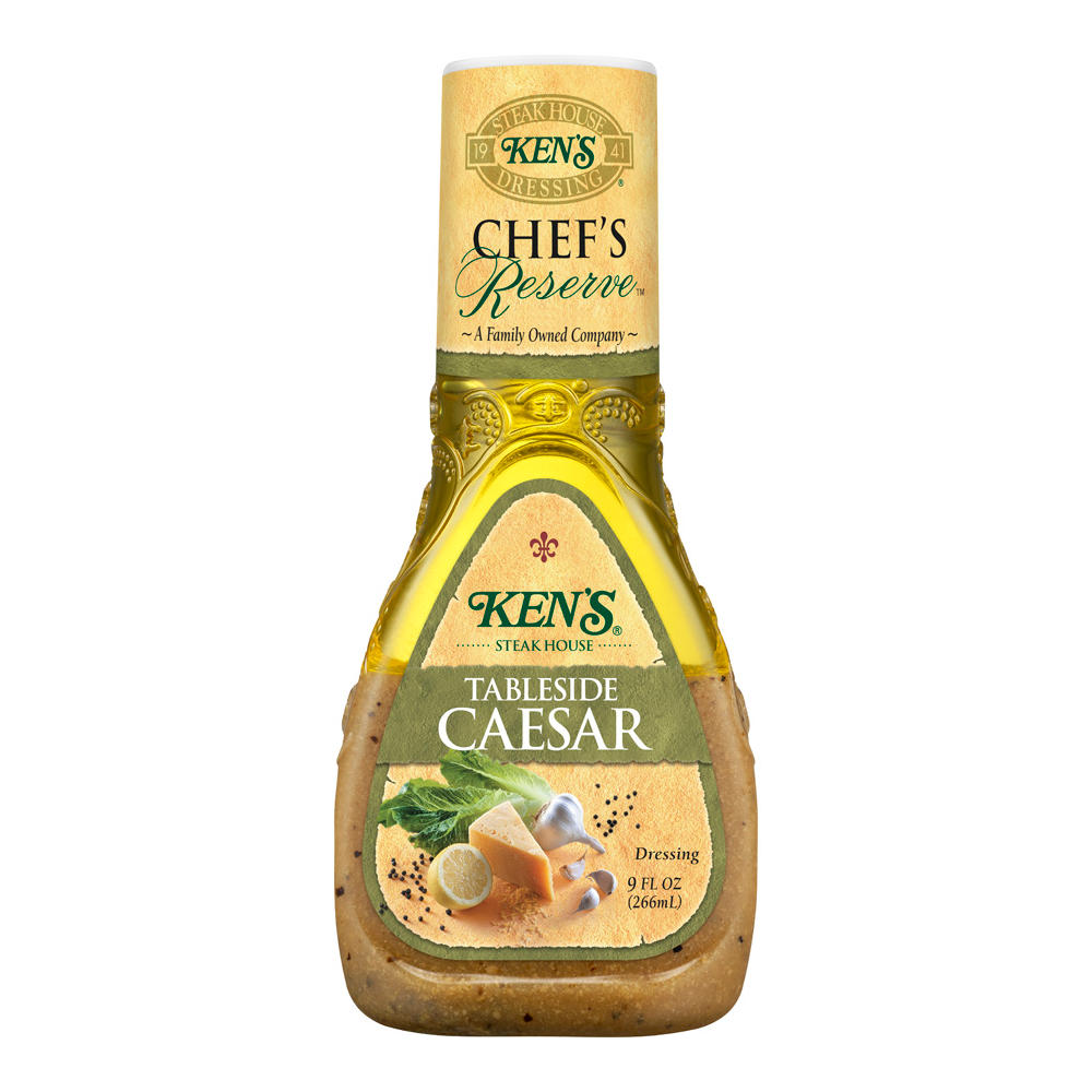 Ken's Steak House Chef's Reserve Tableside Caesar Dressing, 9 oz