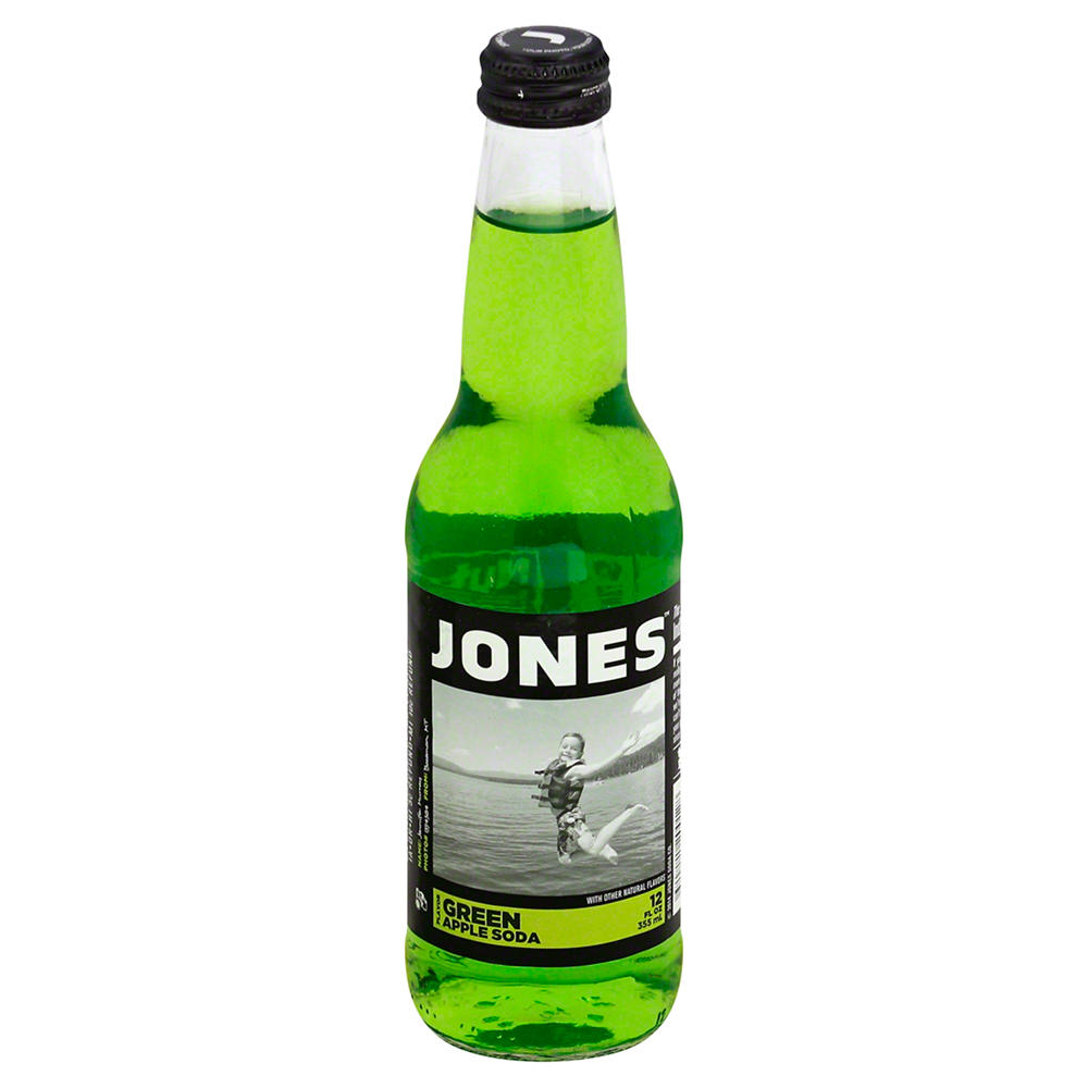 Jones Green Apple Soda, 12 oz
