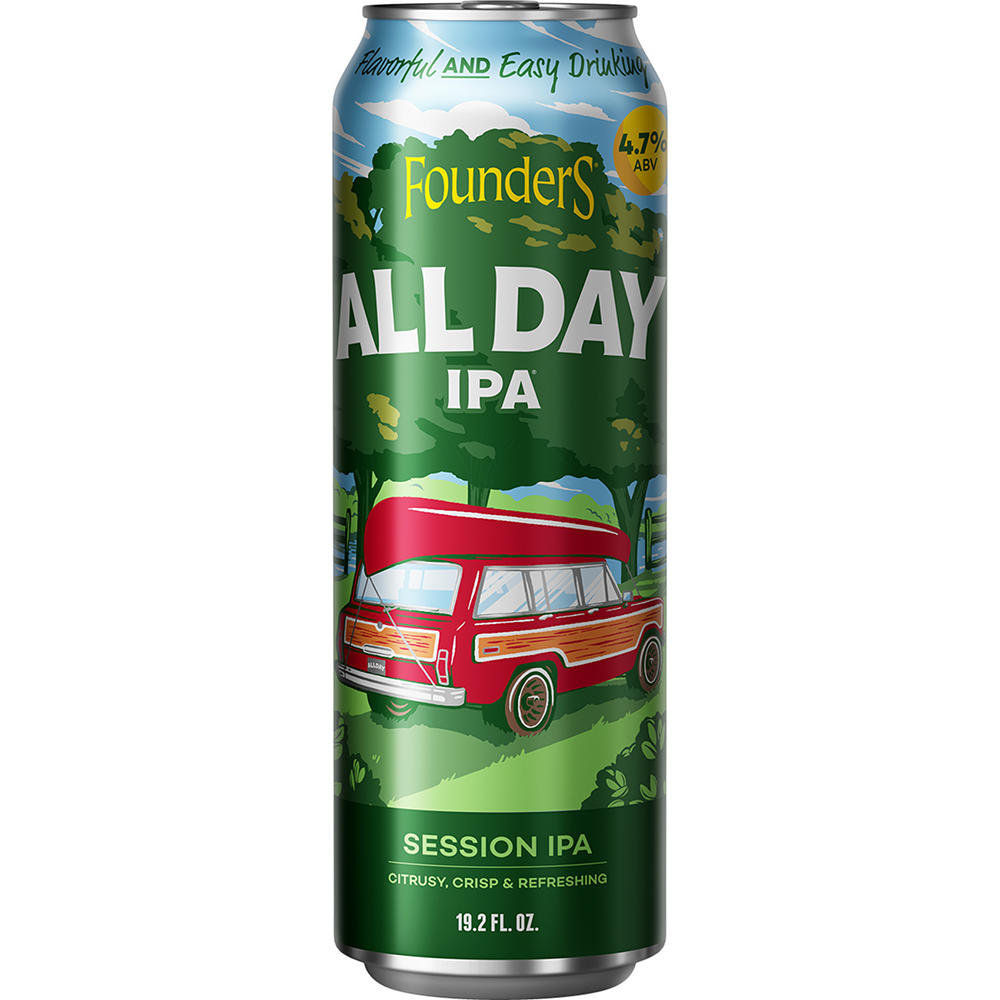 Founders All Day IPA Session Ale Beer, 19.2 oz