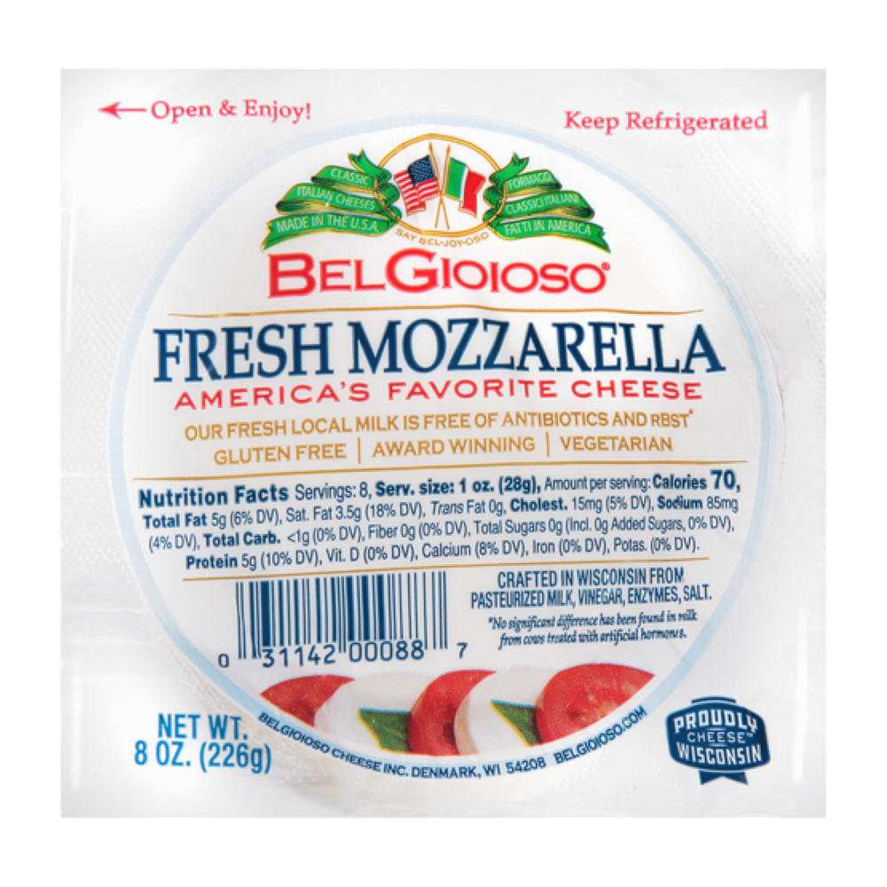 BelGioioso Fresh Mozzarella Cheese Ball, 8 oz