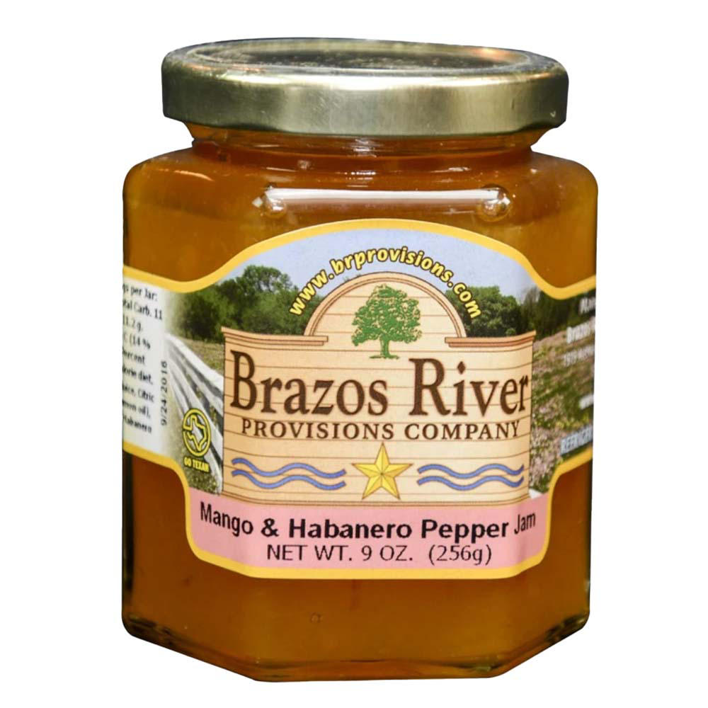 Brazos River Provisions Mango & Habanero Pepper Jam, 9 oz