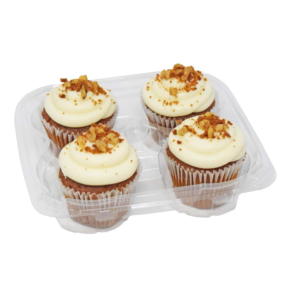 H-E-B Bakery Carrot Cake Cupcakes, 4 ct