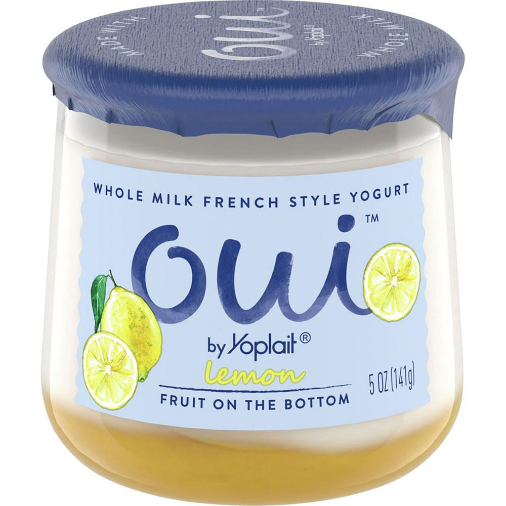Yoplait Oui Lemon French StyleYogurt, 5 oz