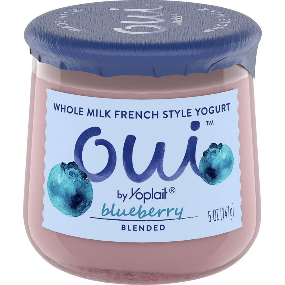 Yoplait Oui Blueberry French Style Yogurt, 5 oz