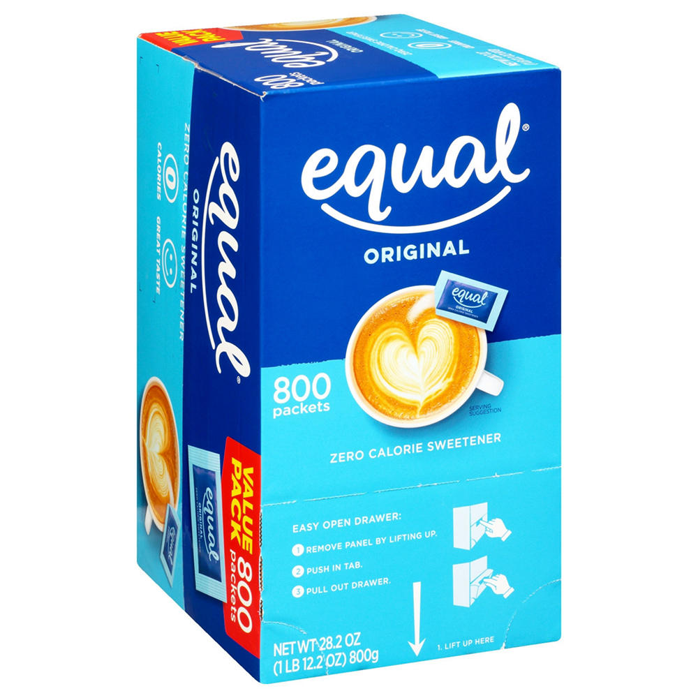 Equal Zero Calorie Sweetener, 800 ct