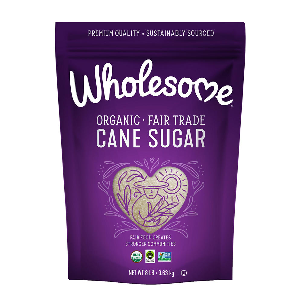 Wholesome Organic Cane Sugar, 8 lbs