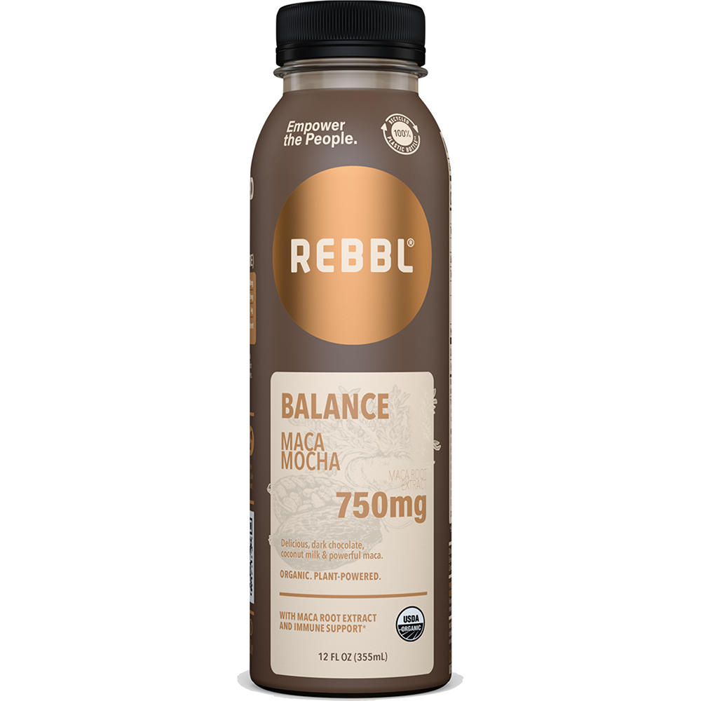 REBBL Coconut Milk Elixir - Maca Mocha, 12 oz