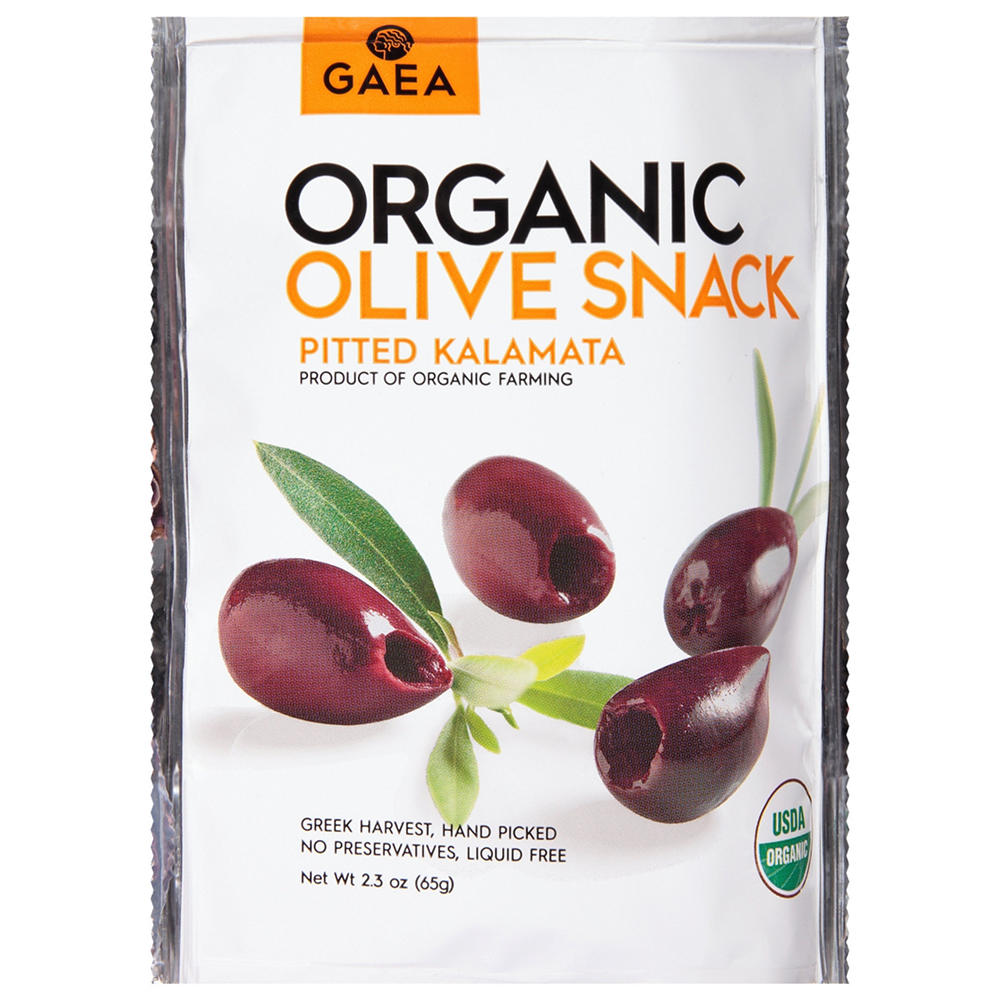 Gaea Organic Pitted Kalamata Olives, 2.3 oz