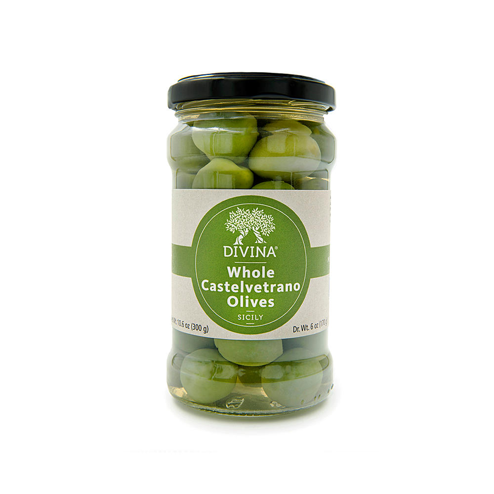 Divina Castelvetrano Whole Olives, 10.6 oz