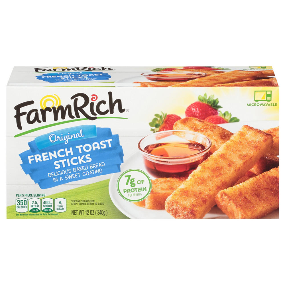 Farm Rich Frozen French Toast Sticks - Original, 12 oz