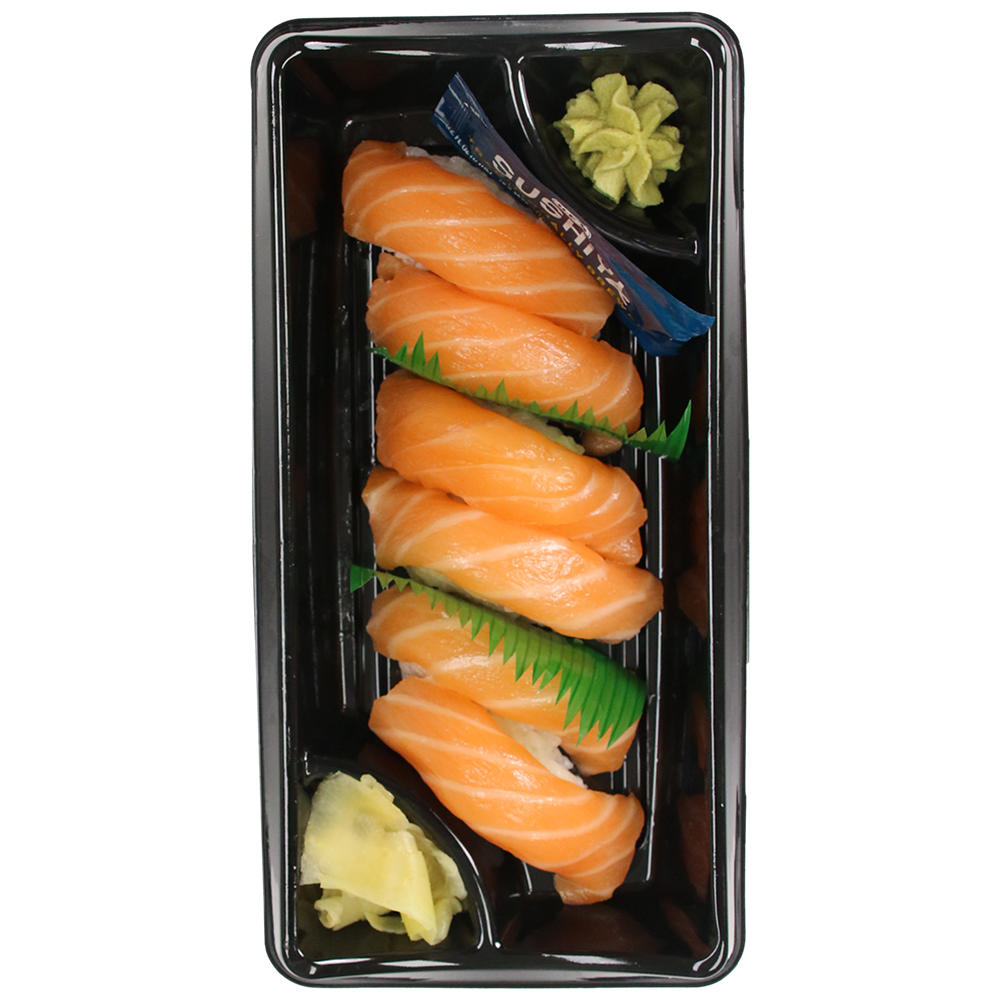 H-E-B Sushiya Salmon Nigiri Sushi, 6 pc