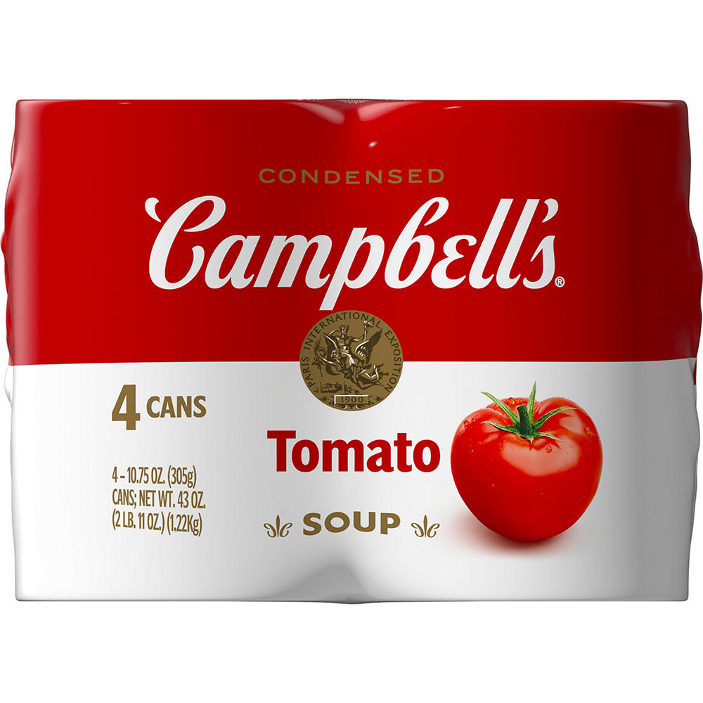 Campbell's Condensed Tomato Soup, 4 pk