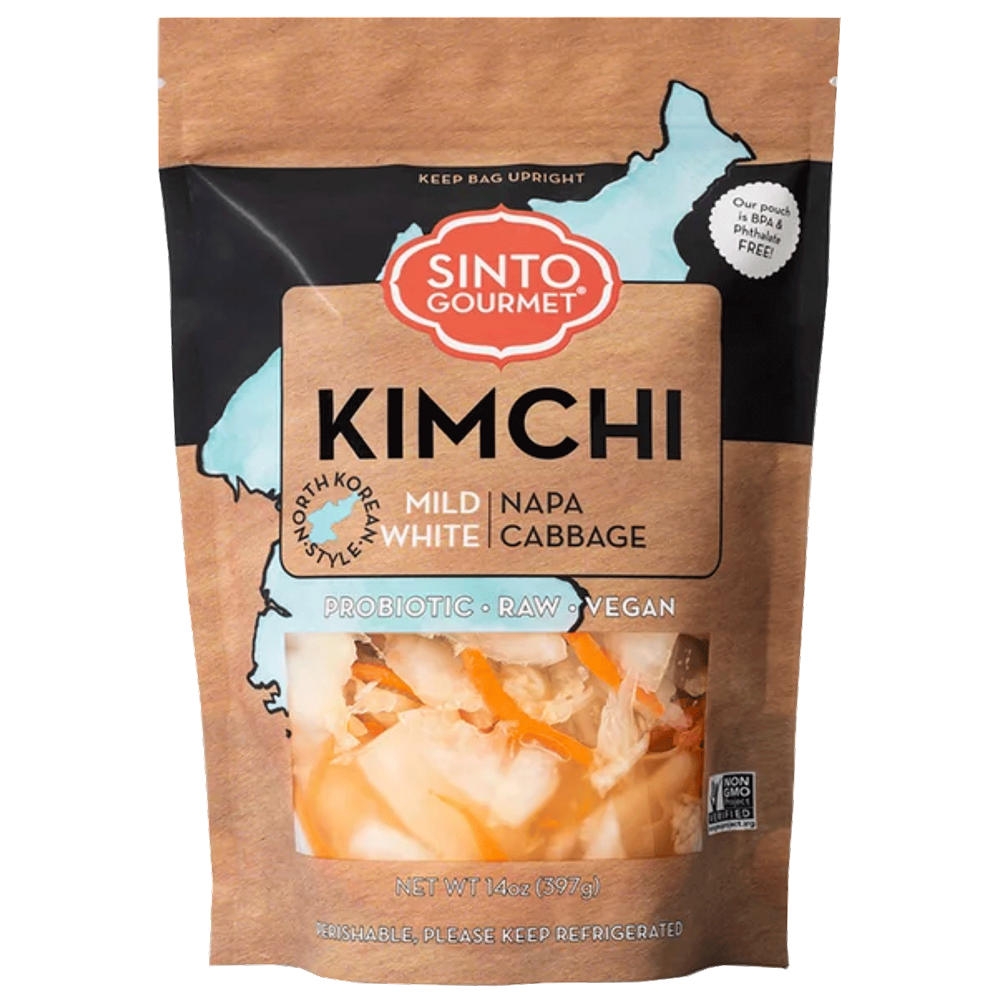 Sinto Gourmet Mild Napa Cabbage Kimchi, 14 oz