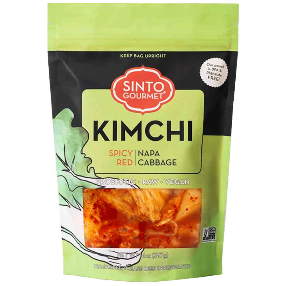 Sinto Gourmet Spicy Napa Cabbage Kimchi, 14 oz