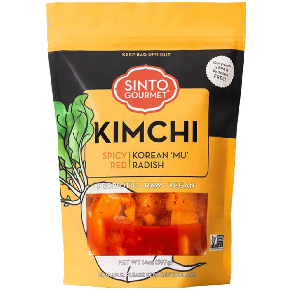 Sinto Gourmet Spicy Radish Kimchi, 14 oz
