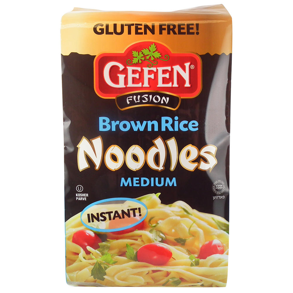 Gefen Kosher Gluten Free Medium Brown Rice Instant Noodles, 11.6 oz
