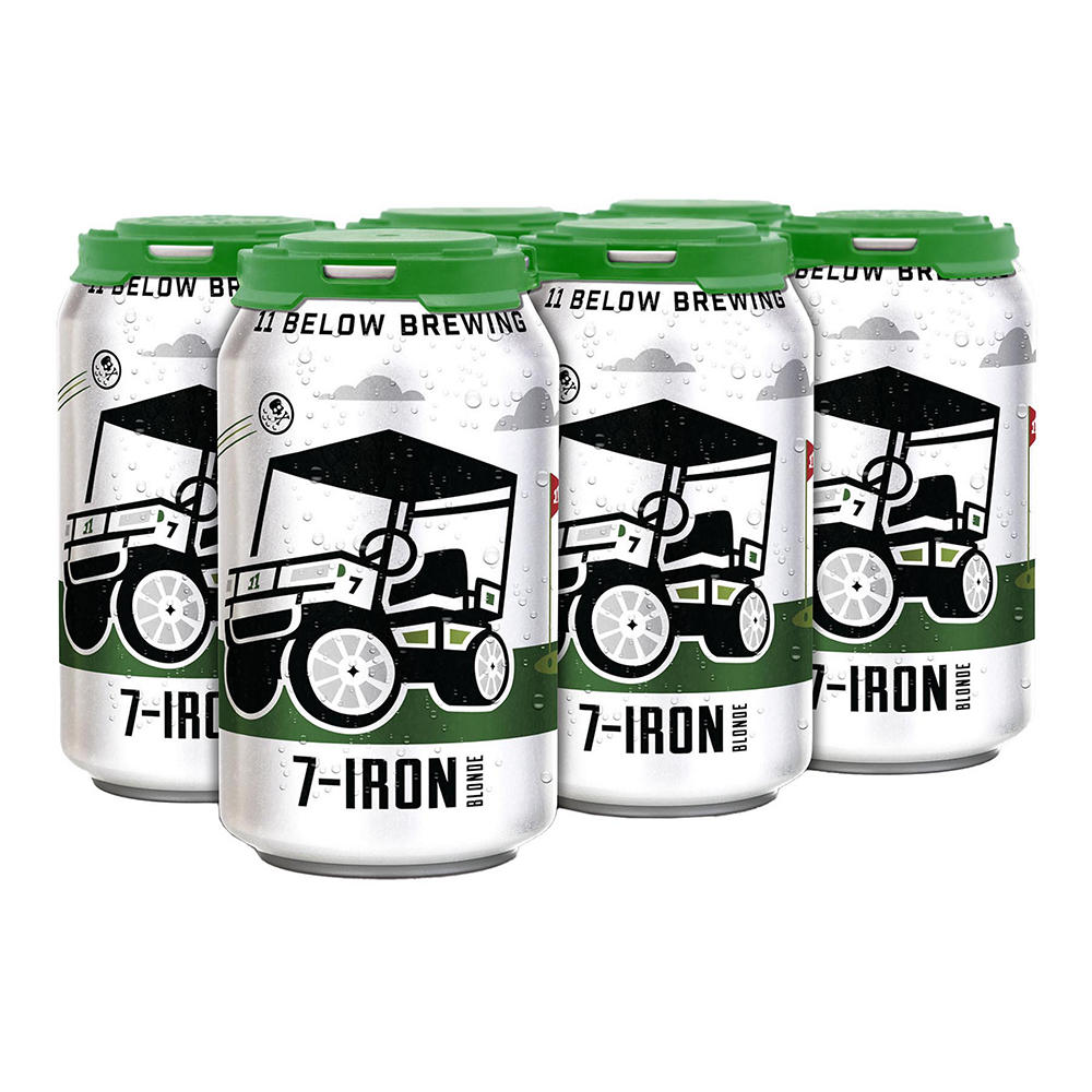 11 Below Brewing 7-Iron Blonde Craft Beer 6 pk Cans, 12 oz