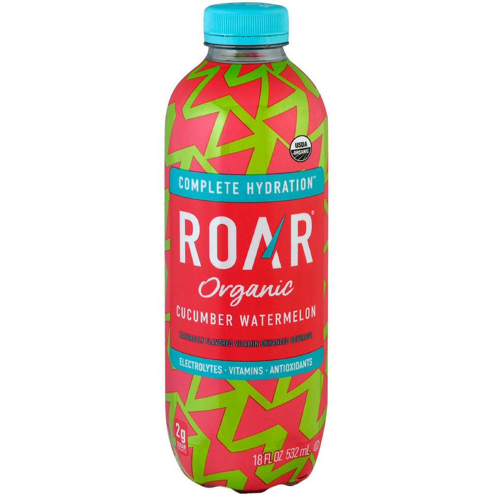 ROAR Organic Cucumber Watermelon Sports Drink, 18 oz