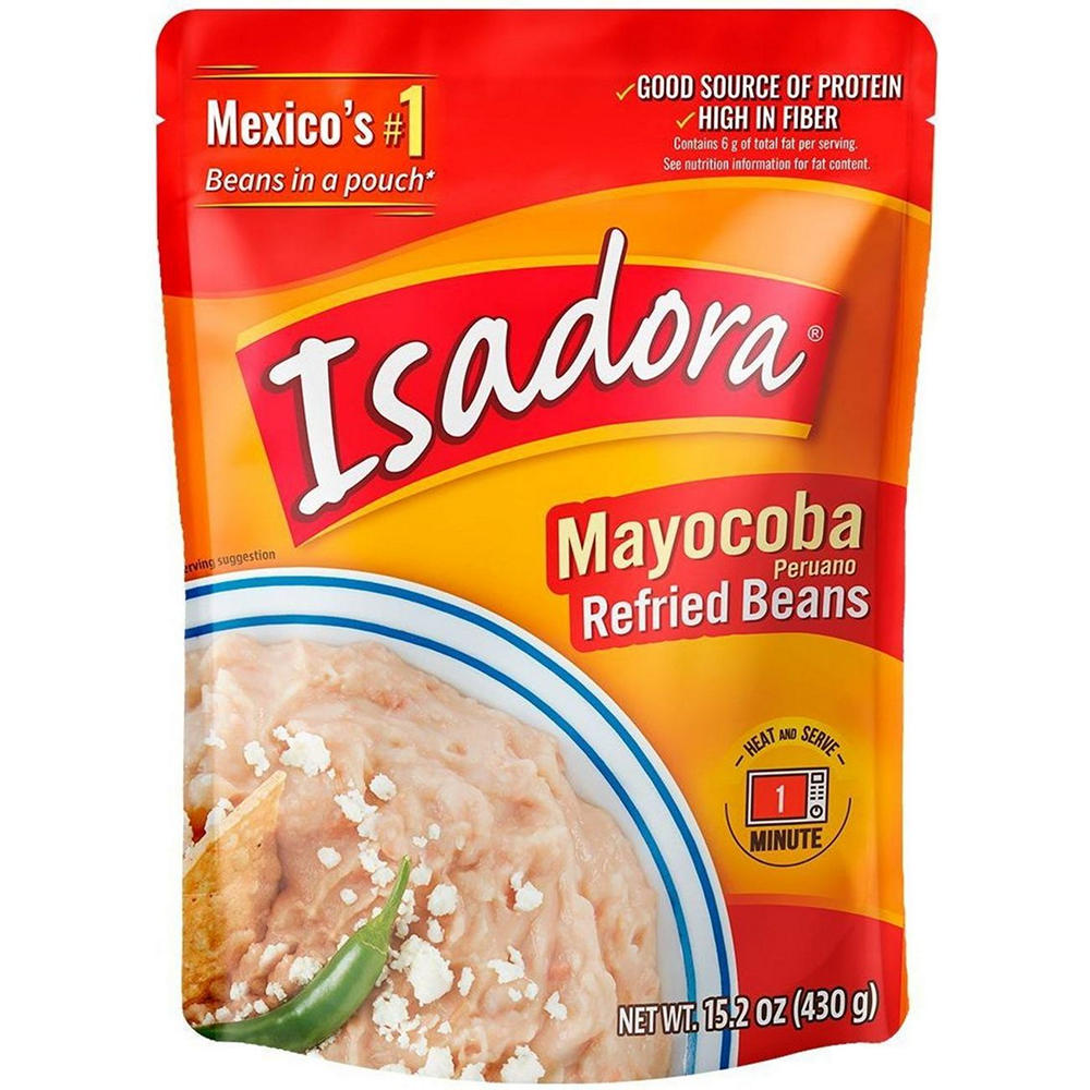 Isadora Mayocoba Peruano Refried Beans, 15.2 oz