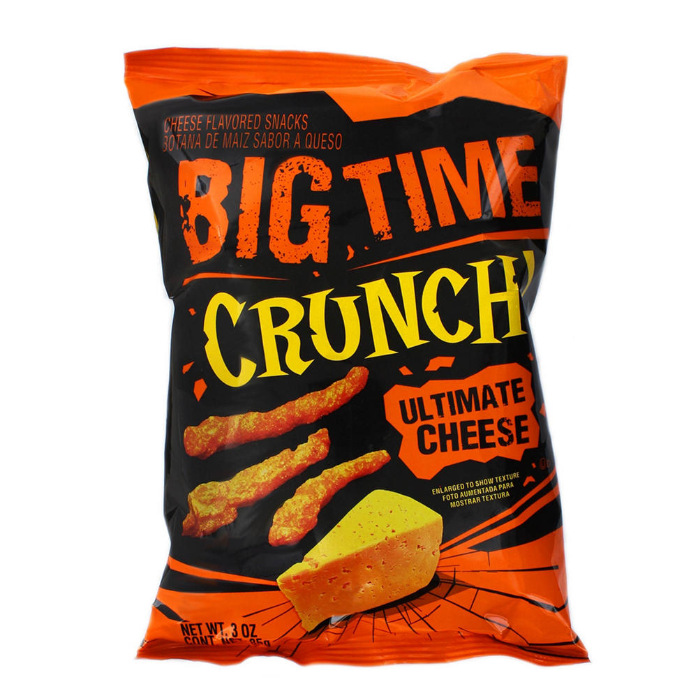 Big Time Crunch! Cheese-Flavored Snacks - Ultimate Cheese, 3 oz