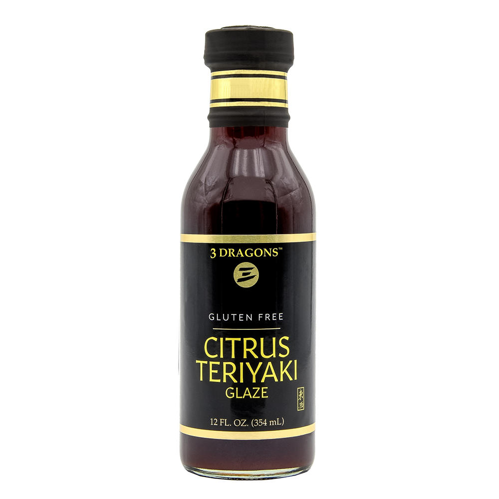 3 Dragons Gluten Free Citrus Teriyaki Glaze, 12 oz
