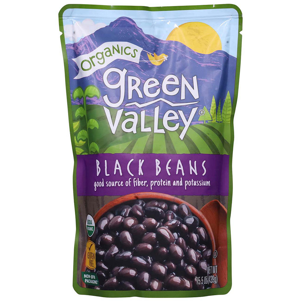 Green Valley Organics Black Beans, 15.5 oz