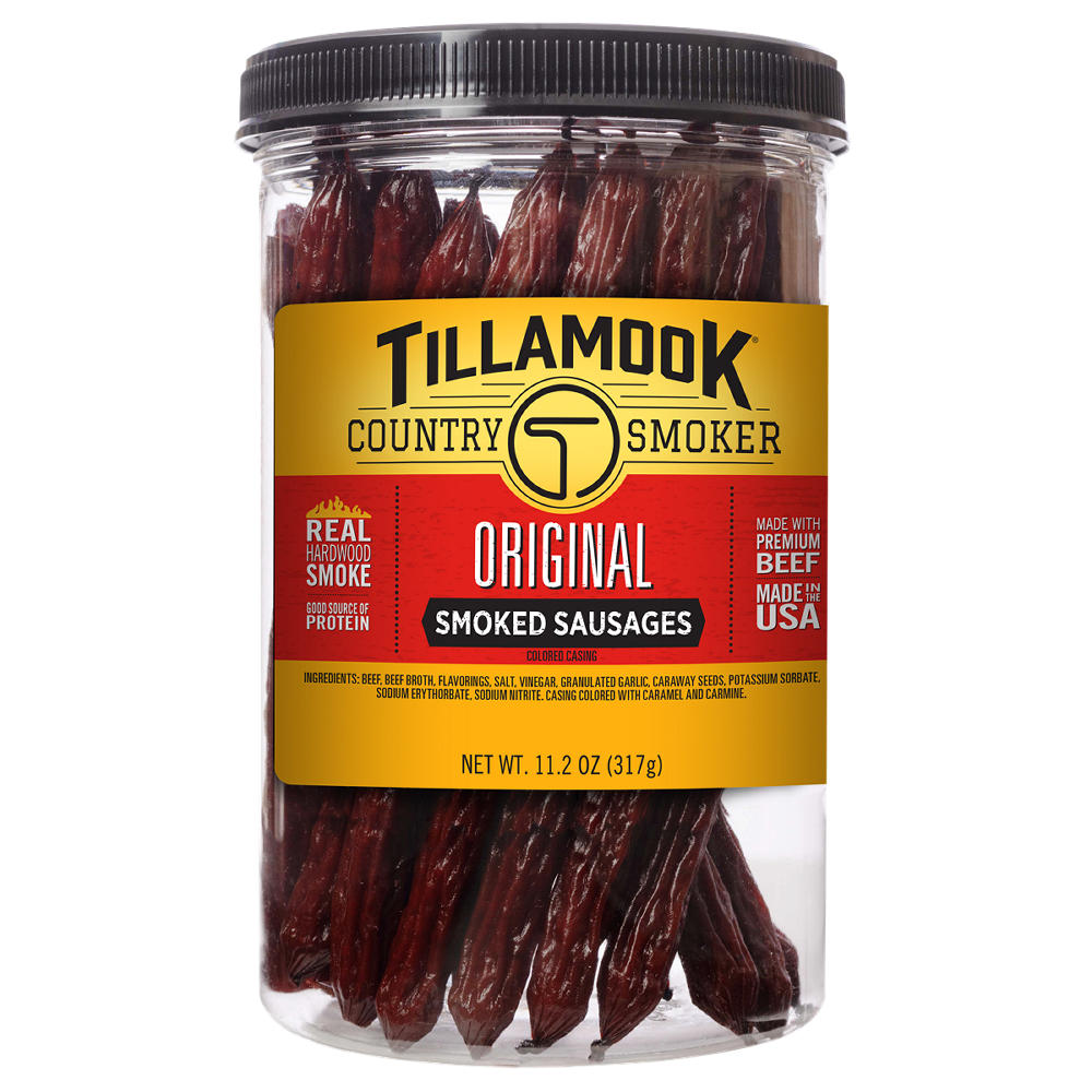 Tillamook Country Smoker Smoked Sausages Meat Sticks - Original, 20 ct