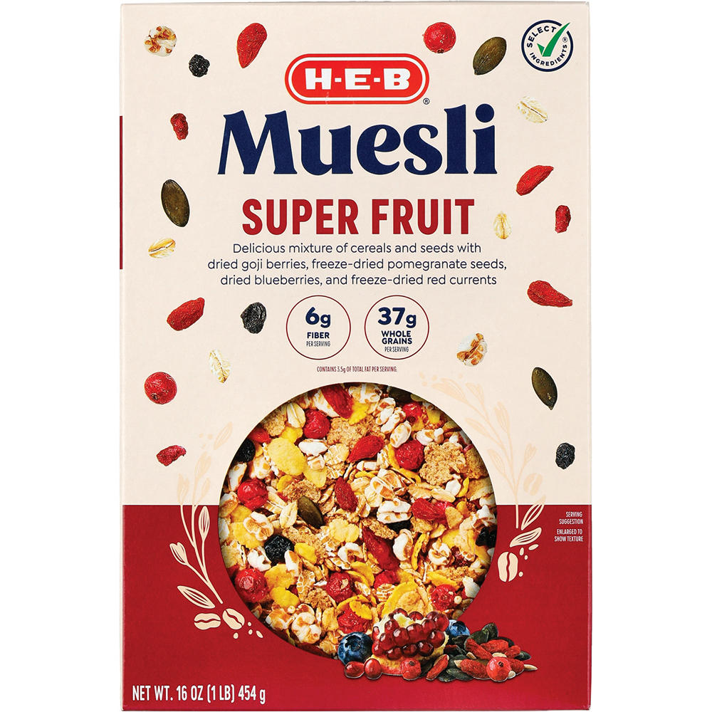 H-E-B Super Fruit Muesli, 16 oz