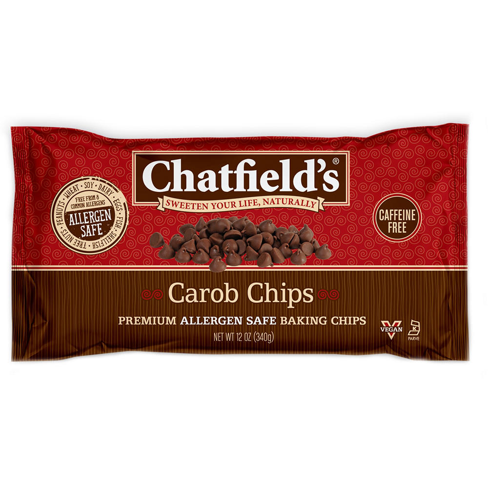 Chatfield's Dairy Free Gluten Free Carob Chips, 12 oz