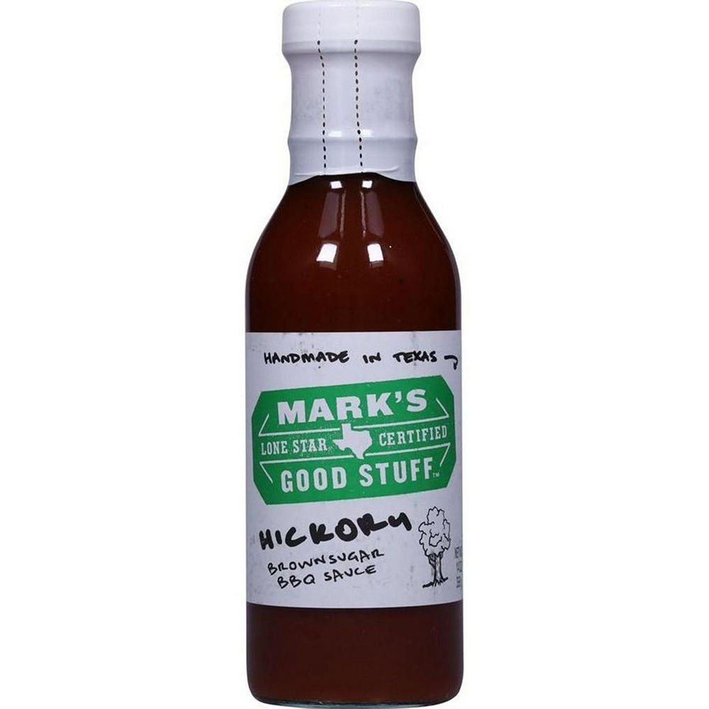 Mark's Good Stuff Lone Star Certified Hickory Brown Sugar BBQ Sauce, 14 oz