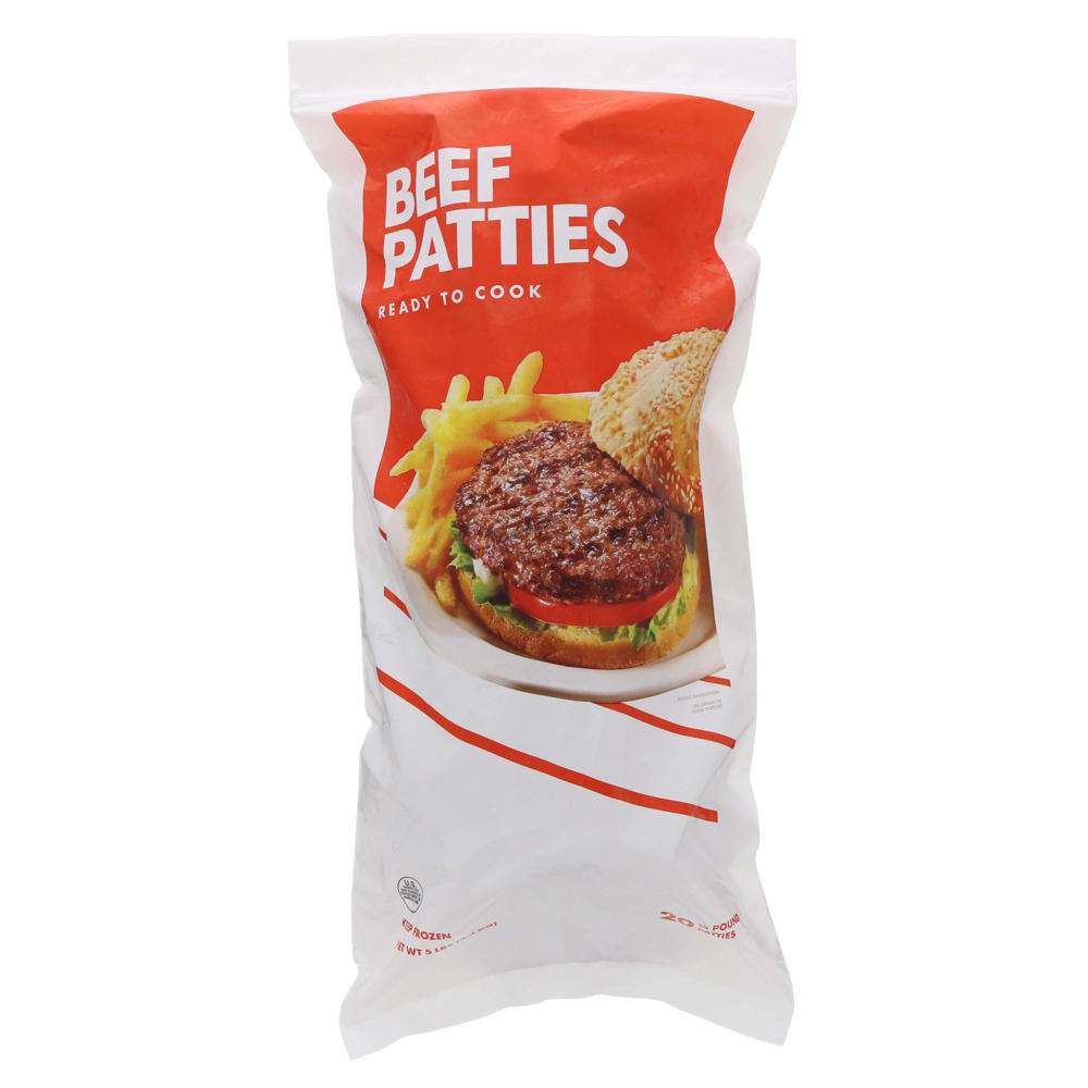 Birchwood Beef Patties, 20 ct