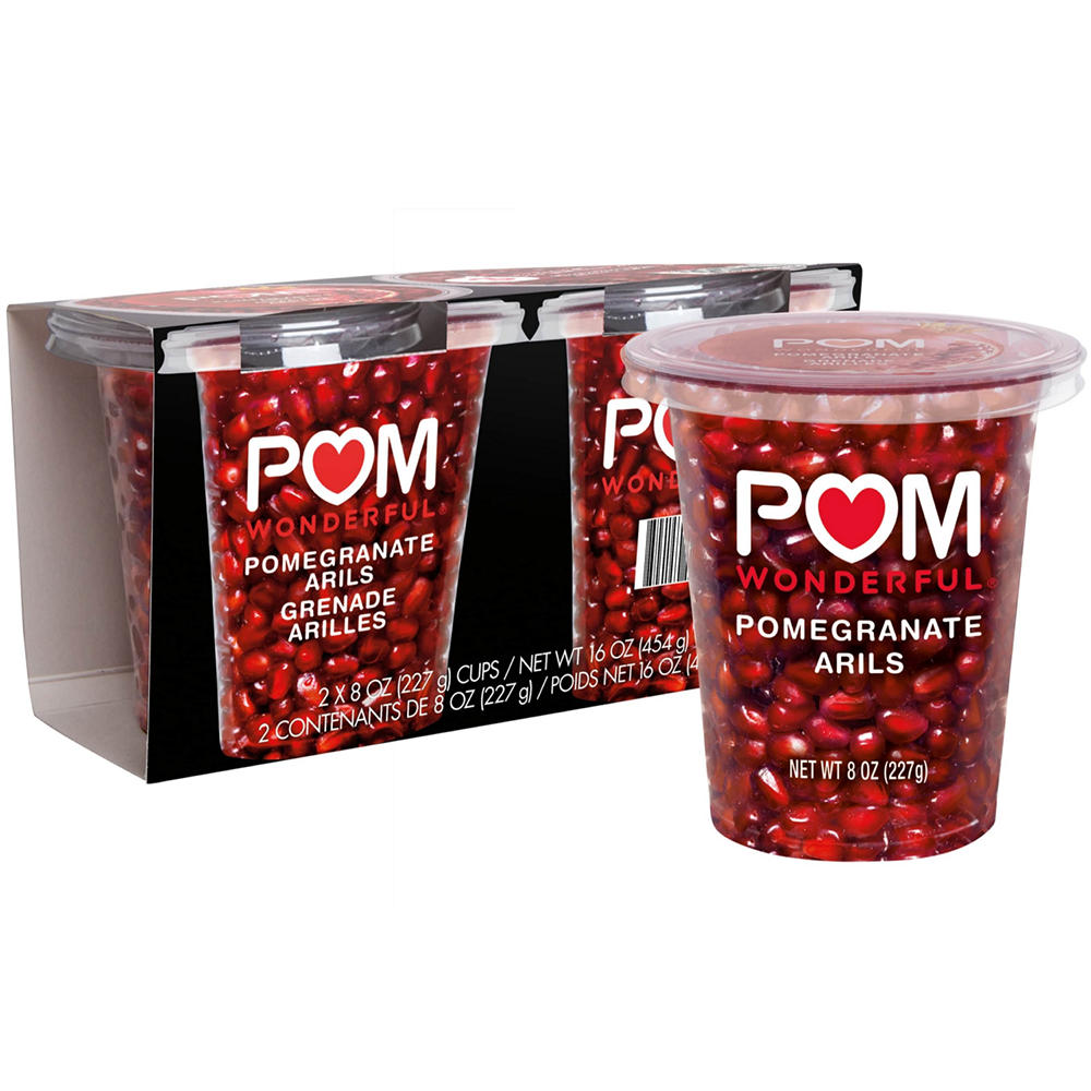 POM Wonderful Fresh Pomegranate Arils, 8 oz cups, 2 ct