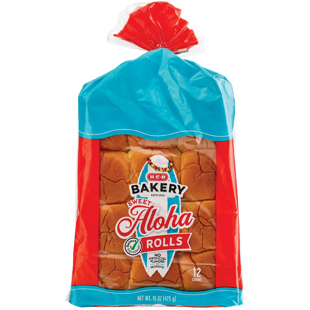 H-E-B Bakery Sweet Aloha Rolls, 12 ct