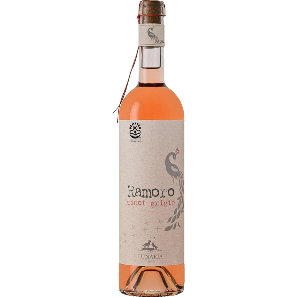 Lunaria Organic Ramoro Pinot Grigio Italy White Wine, 750 mL