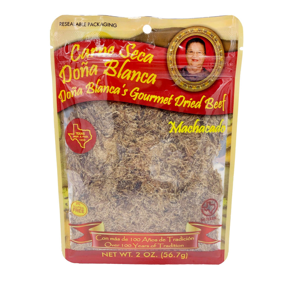 Carne Seca Dona Blanca Machacado - Gourmet Dried Beef, 2 oz