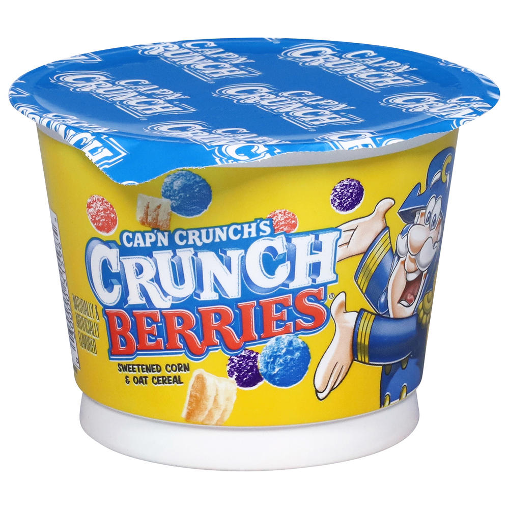 Cap'n Crunch Crunch Berries Cereal Cup, 1.3 oz