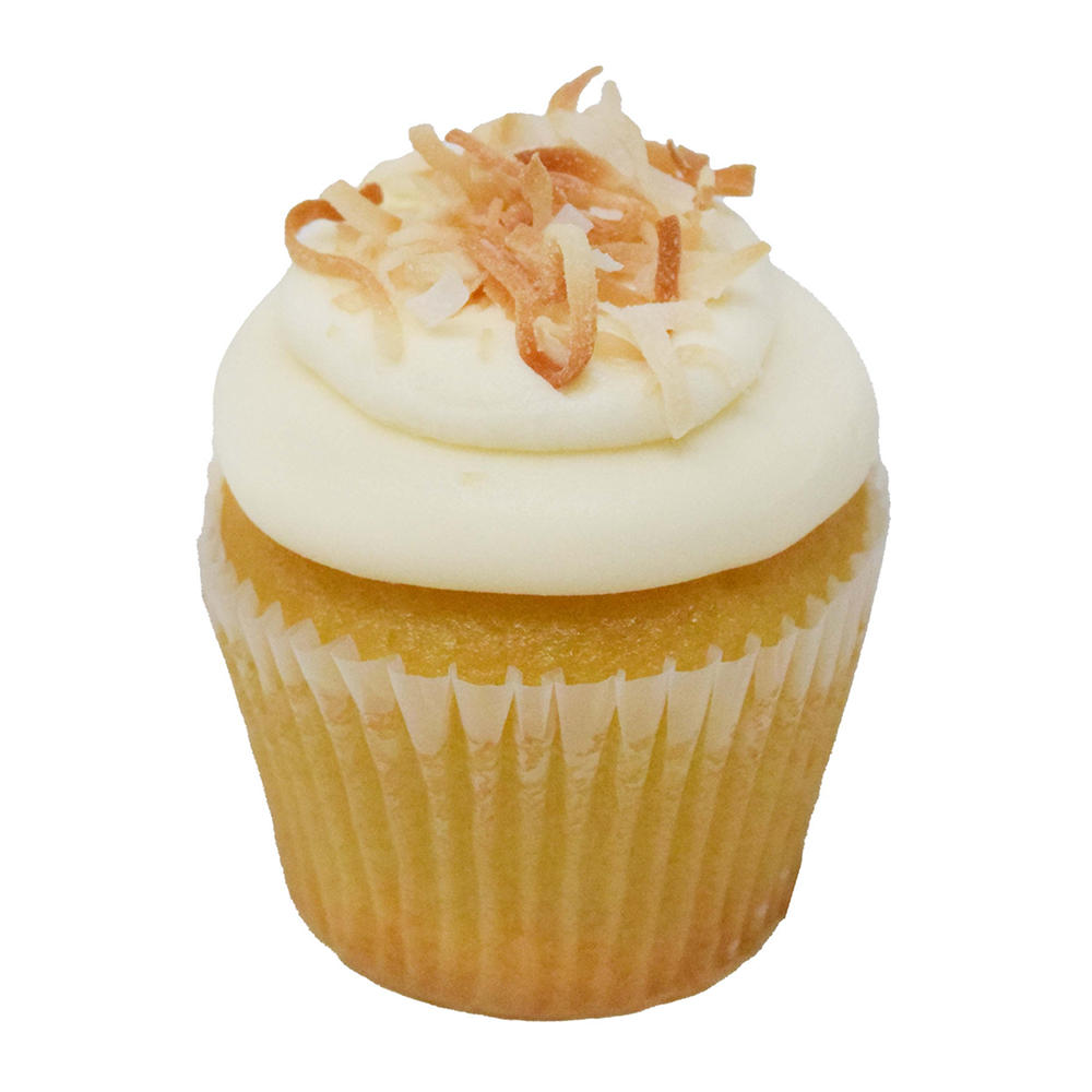 H-E-B Sensational Toasted Coconut Cupcake, 2 oz