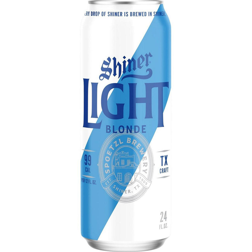 Shiner Light Blonde Craft Beer, 24 oz