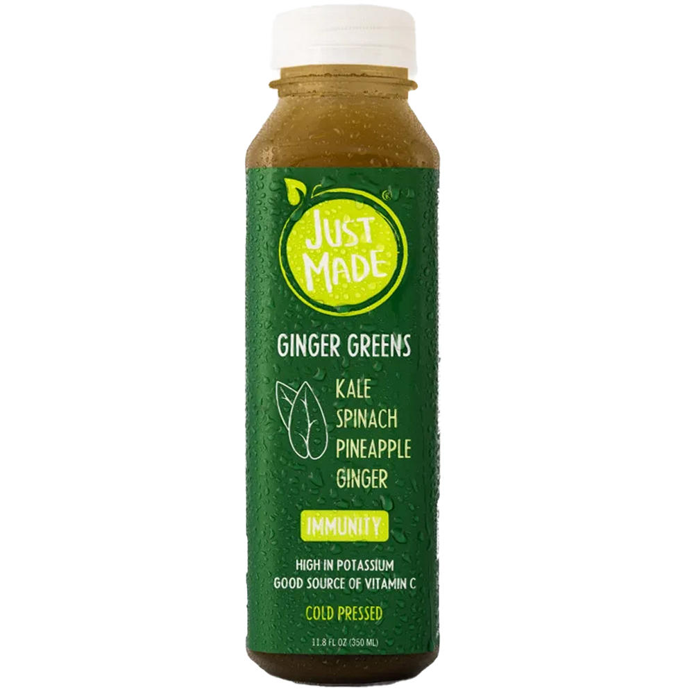 Just Made Ginger Greens Cold-Pressed Juice, 11.8 fl oz