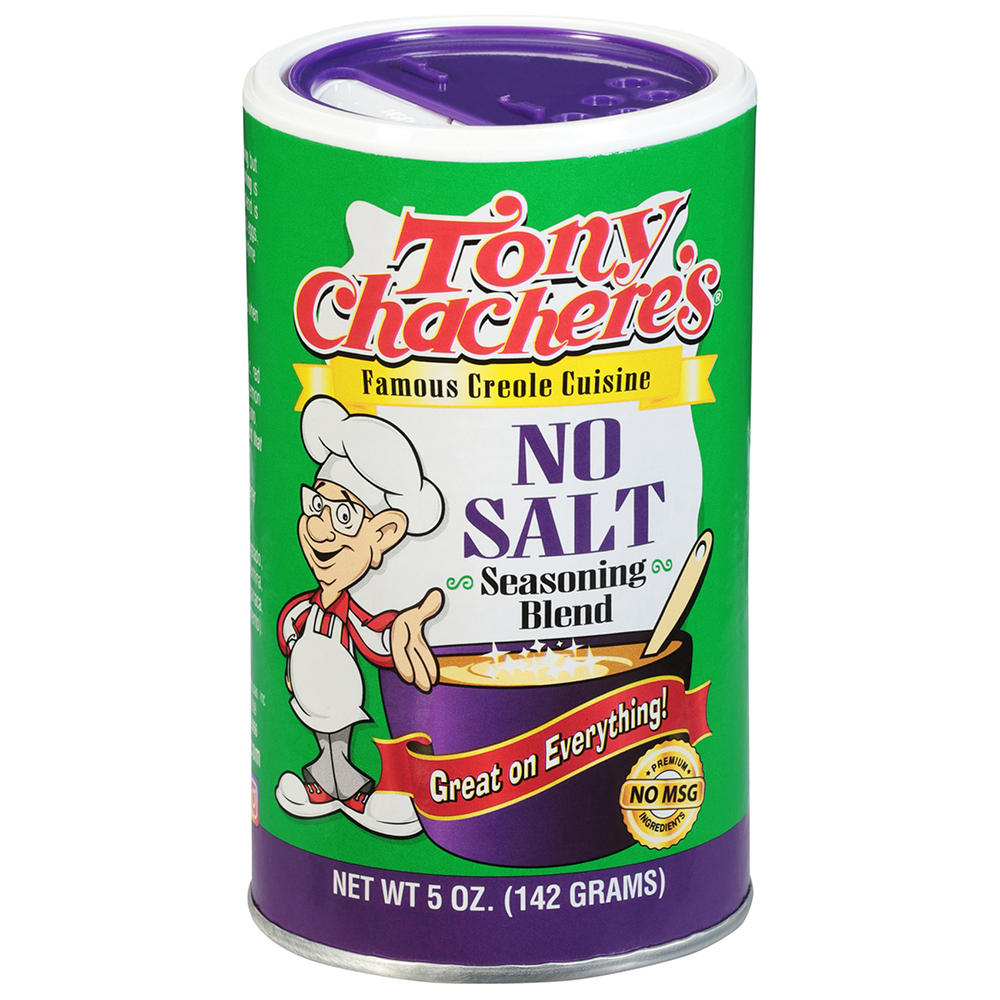 Tony Chachere's No Salt Seasoning Blend, 5 oz