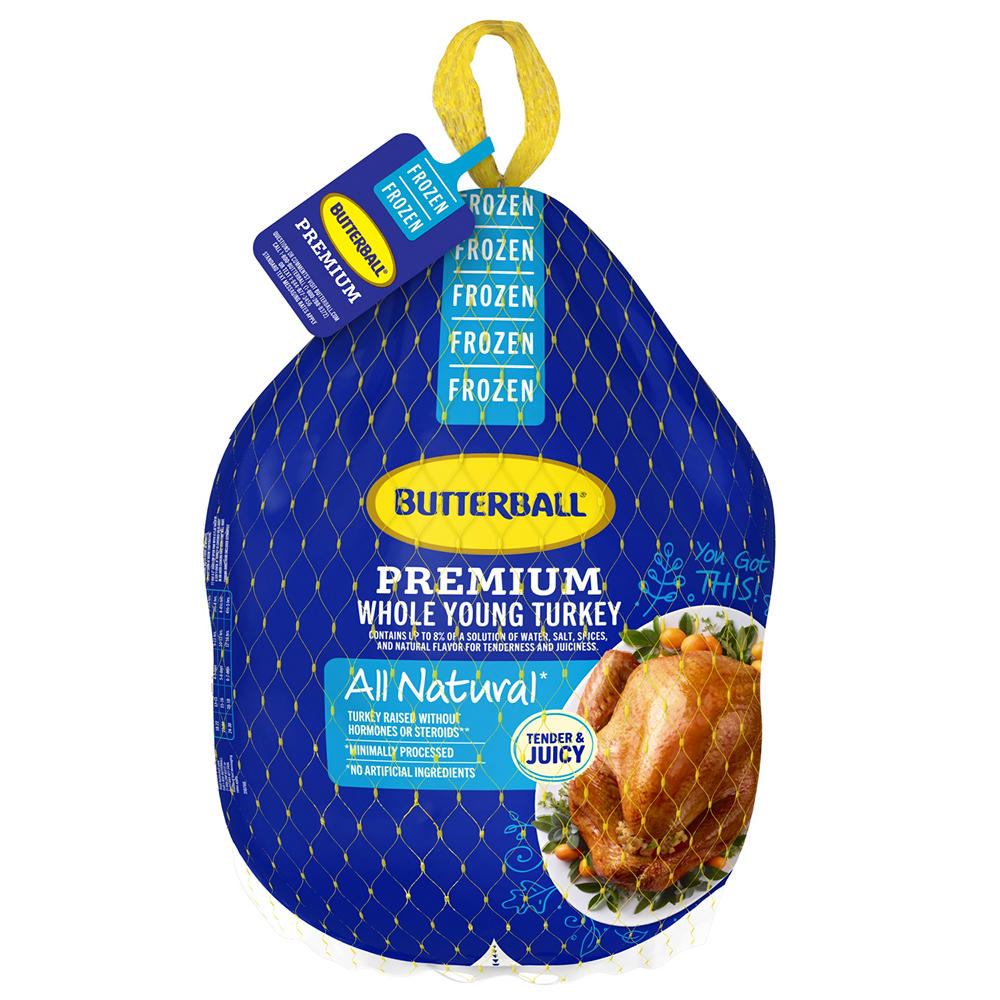 Butterball Frozen Whole Young Turkey, 24+ lbs, Limit 1, Avg. 24.0 lbs