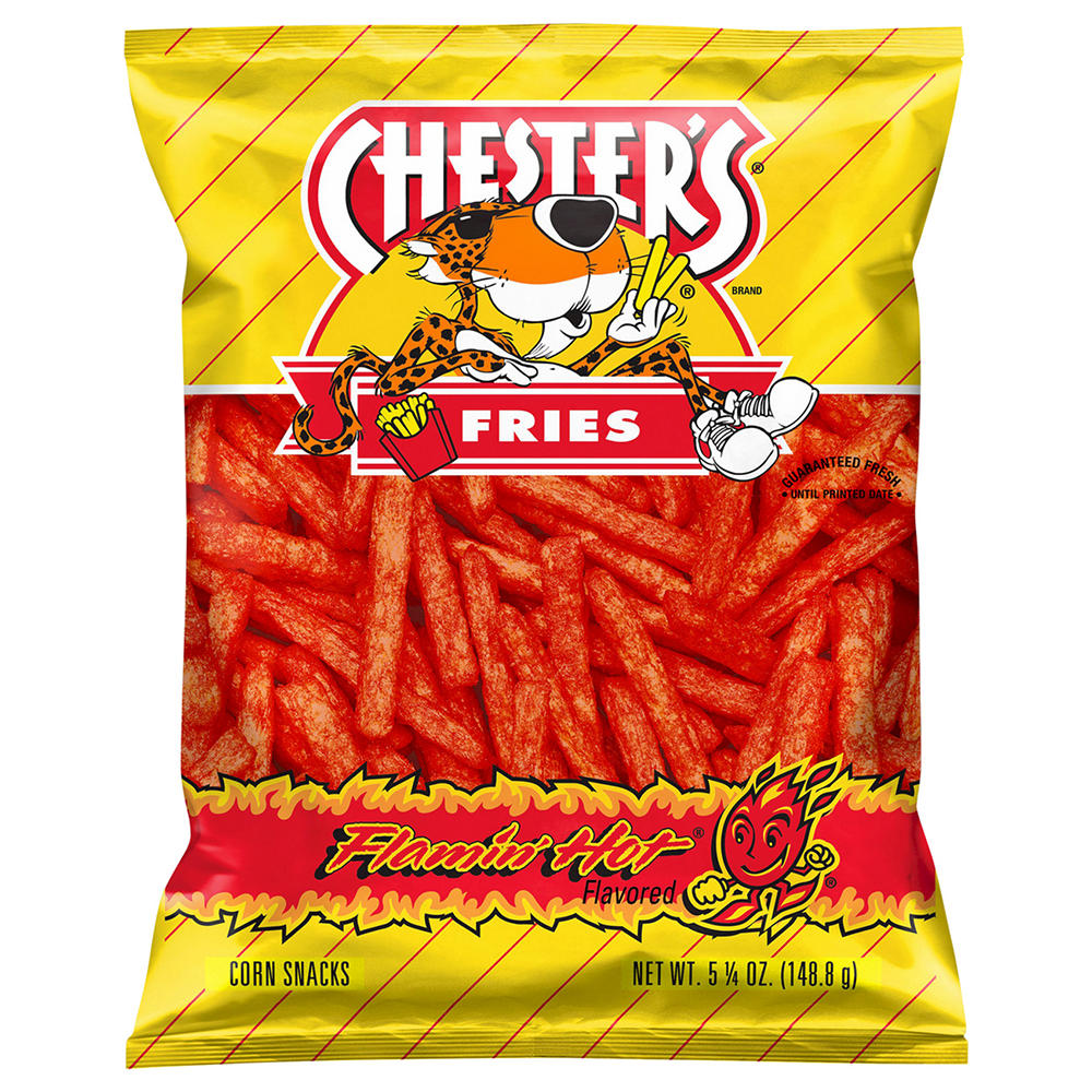 Chester's Flamin' Hot Flavored Fries Corn Snacks, 5.25 oz