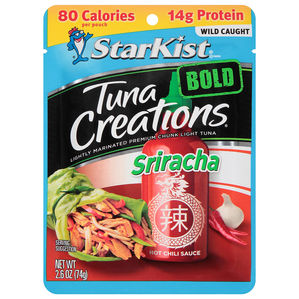 StarKist Tuna Creations Bold Sriracha Tuna Pouch, 2.6 oz