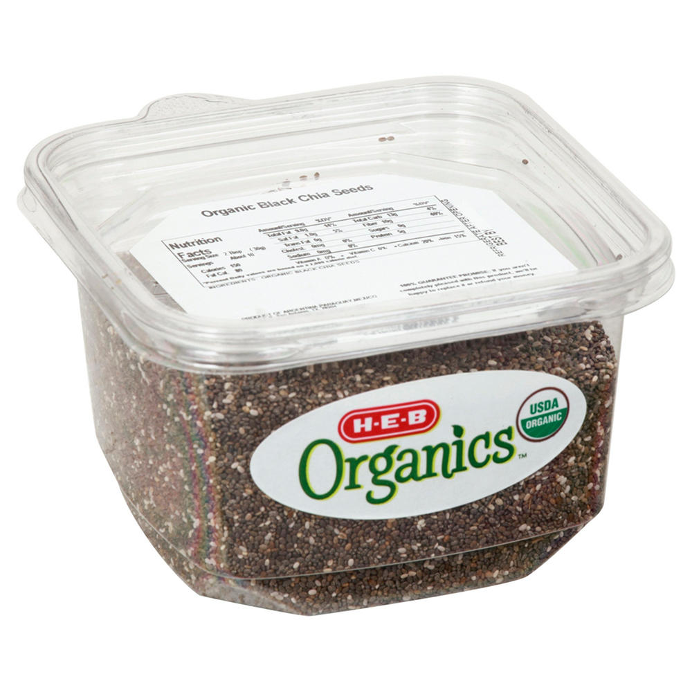 H-E-B Organics Black Chia Seeds, 10.23 oz