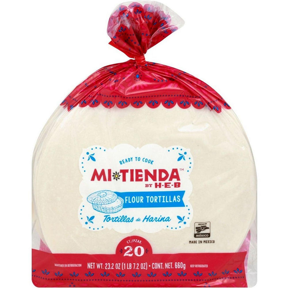 H-E-B Mi Tienda Ready to Cook Flour Tortillas, 20 ct