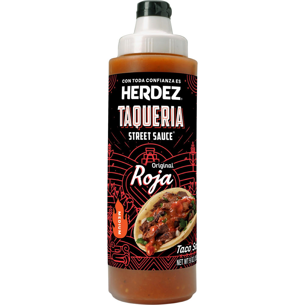 Herdez Roja Taqueria Street Taco Sauce, 9 oz