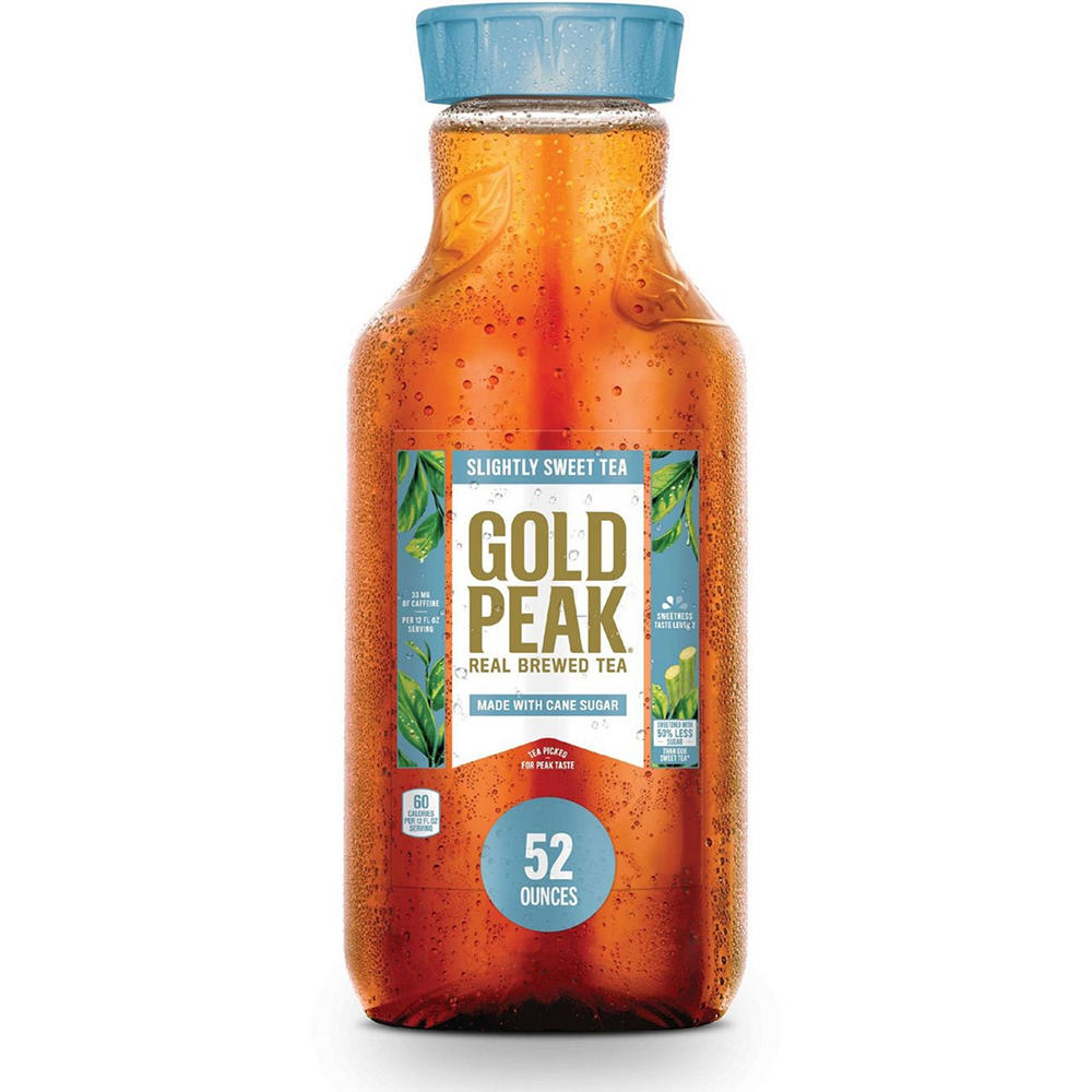 Gold Peak Slightly Sweet Iced Tea, 52 oz