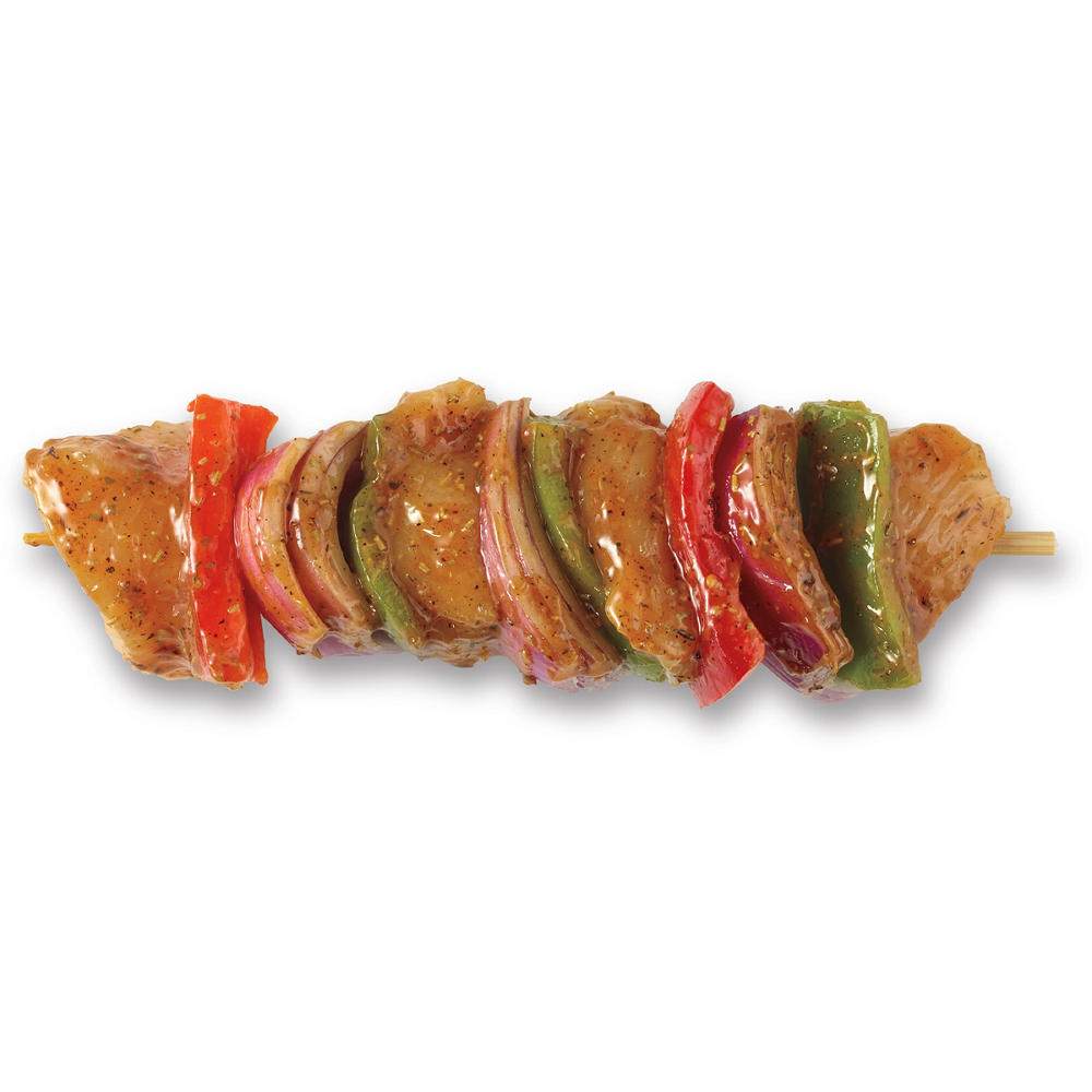 H-E-B Meat Market Marinated Chicken Breast Kabob - Rosemary, Avg. 0.5 lb