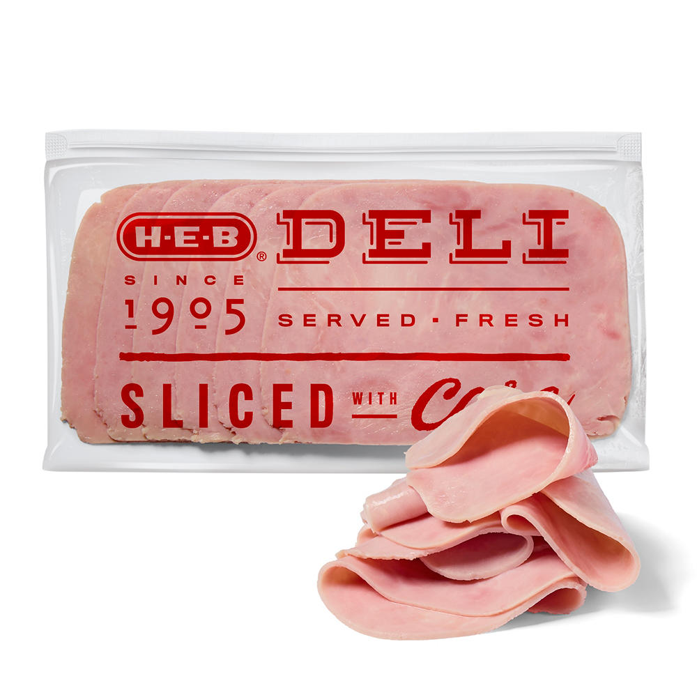 Hill Country Fare Danish Brand Ham, Sandwich Sliced, Avg. 1.0 lb