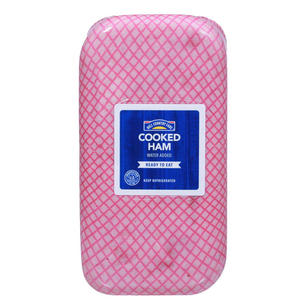 Hill Country Fare Cooked Ham, Custom Sliced, lb